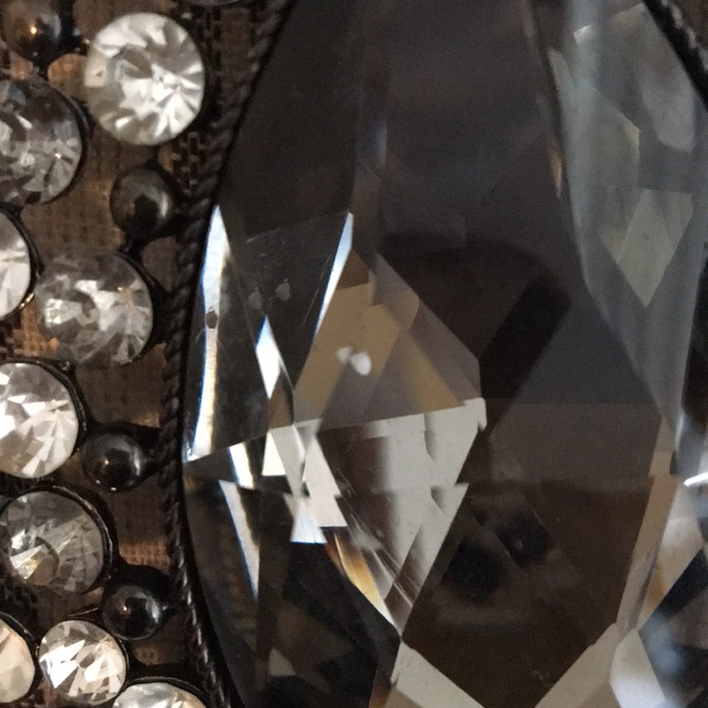 Large Statement Piece Gem Necklace - image 5